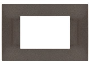 Placca tecnopol. gem 6003-07 3p testa di moro