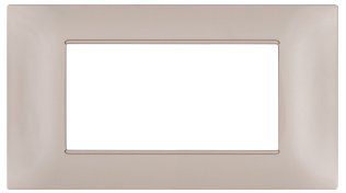 Placca tecnopol. t2 6004-13 4p champagne