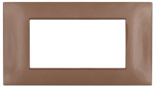 Placca tecnopol. t2 6004-14 4p rame