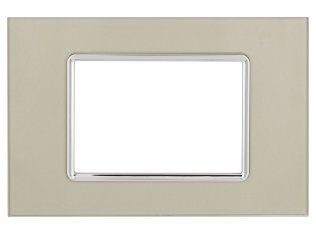 Placca vetro gem 6003bl-5 3p champagne