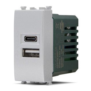 Presa usb 2.4a a+c t2-gem 633a all