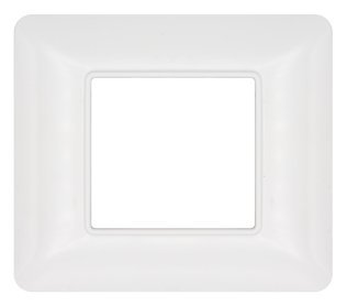 Placca tecnopol. t3 5002-01 2p bianco