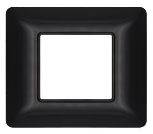 Placca tecnopol. t3 5002-02 2p nero