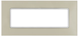 Placca vetro joy 5006bl-5 6p champagne