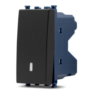 Interruttore unipolare sun-t5 901n nero