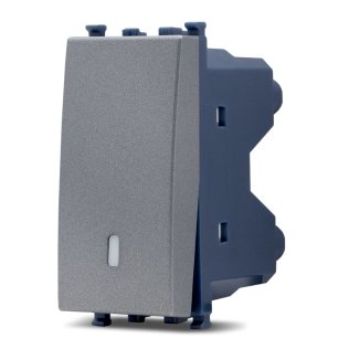 Deviatore unipolare sun-t5 903g grigio