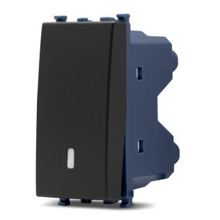 Deviatore unipolare sun-t5 903n nero