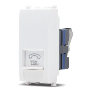 Presa telefonica sun-t5 923b bianco