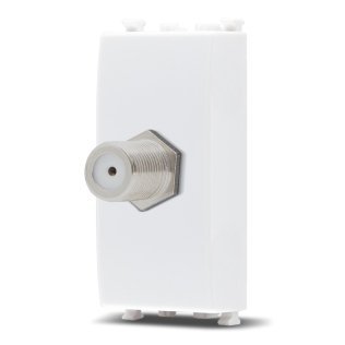 Presa sat femmina diretta 1m sun-t5 925b bianco