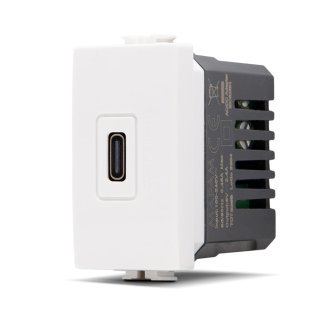 Presa usb c t3-joy bianca