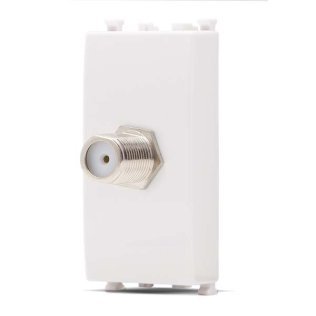 Presa satellitare gem 625b 1p bianco