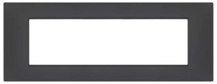Placca soft-touch gem-t2 7p 6007st-6 antracite