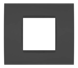 Placca soft-touch art-t1 2p 8002st-6 antracite