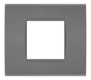 Placca soft-touch art-t1 2p 8002st-8 tortora