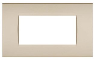 Placca soft-touch art-t1 4p 8004st-5 champagne