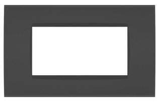 Placca soft-touch art-t1 4p 8004st-6 antracite