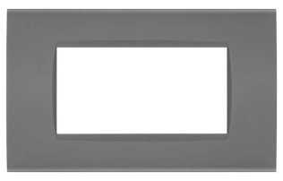 Placca soft-touch art-t1 4p 8004st-8 grigio