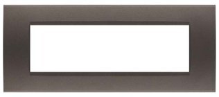 Placca soft-touch art-t1 7p 8007st-4 testa di moro