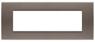 Placca soft-touch art-t1 7p 8007st-7 tortora