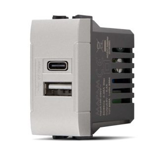 Presa usb 2.4a a+c t1