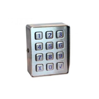 Terminale antivandalo in acciaio inox per controll