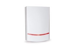 Sirena da esterno autoalim. stato imp. lamp rosso