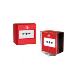 Pulsante per segnalazione incendio ripristinabile