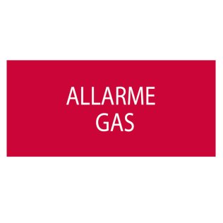 Dicitura serie 50xx allarme gas