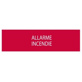 Dicitura serie 50xx alarme incendie
