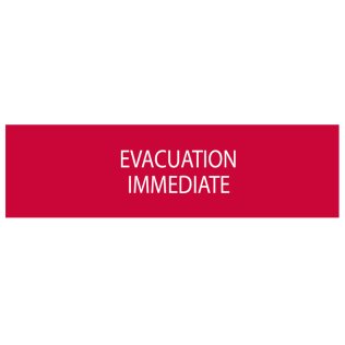 Dicitura serie 50xx evacua. immediate