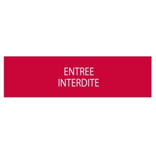 Dicitura serie 50xx entree interdite