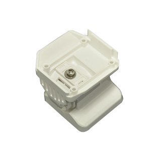 Squadretta a snodo per il fissaggio del rivelatore