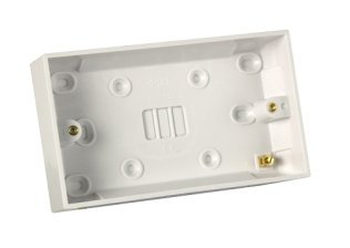 Fc470dgb scatola in plastica bianca d/gang