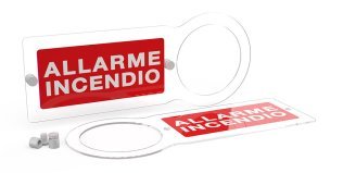 A-sign alarm signalling card