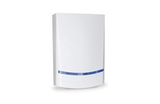 Sirena da est.autoalim.stato imp. bianca lamp blu