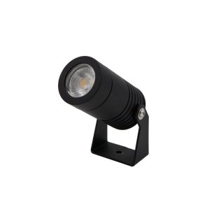 Mini proiet.led nero or. 6w 230v 3000k