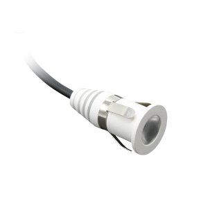 Faretto led 12v 0,4w metal bianco rgb