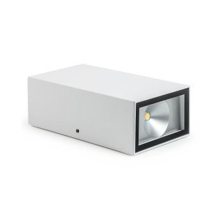 Up e down led2x5w-230v 4000°rett. bianco