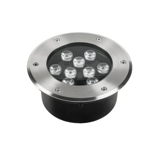 Faretto led carrabile 12v 9w 4000k ip68