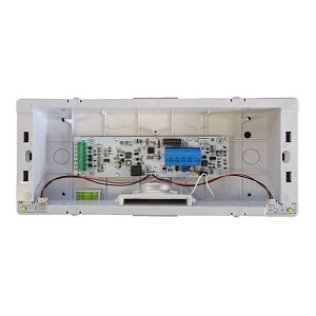 Fondo senza cornice colorata con scheda elettronic