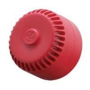 Sirena di tipo convenzionale, di colore rosso, mon