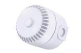 Sirena di tipo convenzionale, di colore bianco, mo