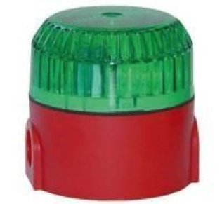 Lampeggiante di colore verde di tipo convenzionale