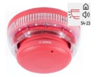 Dispositivo ottico acustico colore rosso e flash b