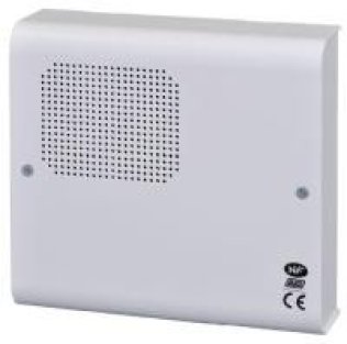 Sirena da interno, potenza 117db, tamperizzata per