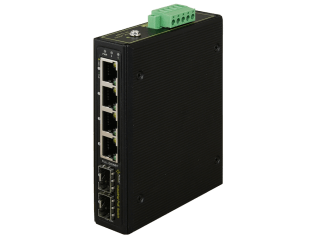 Switch poe industriale isfg64 (4xpoe, 2xsfp)