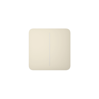 Solobutton (2-gang) [55] asp ivory tasto per lig