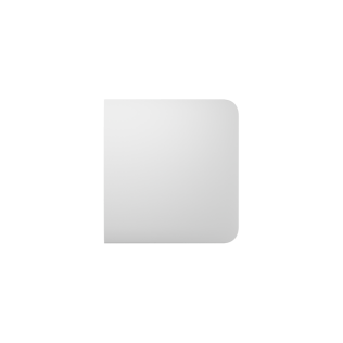 Sidebutton (1-gang/2-way) [55] asp white tasto pe