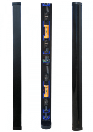 Colonna preca. s.faccia. h2, max 1 barriera pare