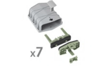 Gruppo di 7 custodie ip66 senza viti per sioux pro